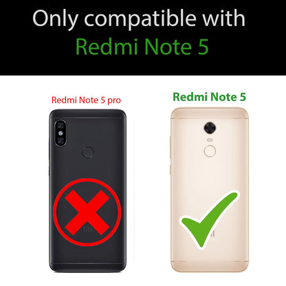 Black Wallet flip case for Redmi Note 5 – Pikkme – photo 2