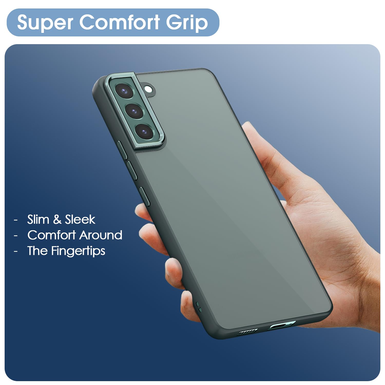 Pikkme Samsung S22 Plus 5G dark green mobile cover – photo 6
