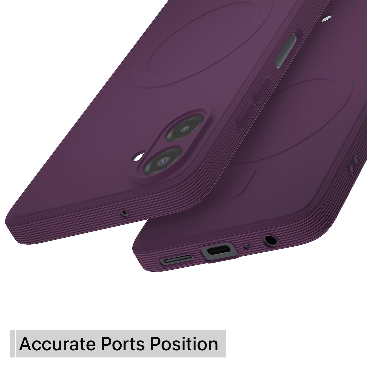 Pikkme purple MagSafe mobile cover for Samsung F70e 5G/M07/F07/A07/A07 5G – photo 4