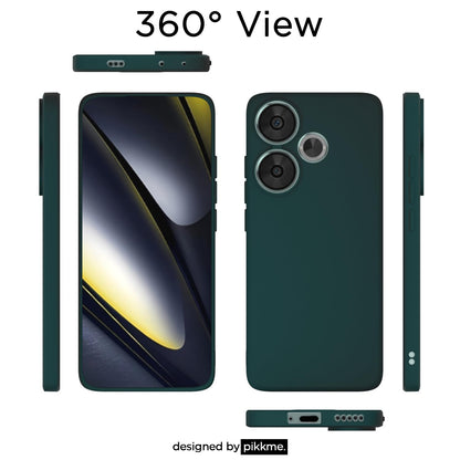 Poco F6 5G Matte phone cover in green by Pikkme – photo 3
