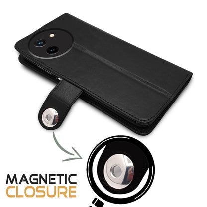 Pikkme black Button flip case for Vivo T3x/Y200i 5G – photo 2