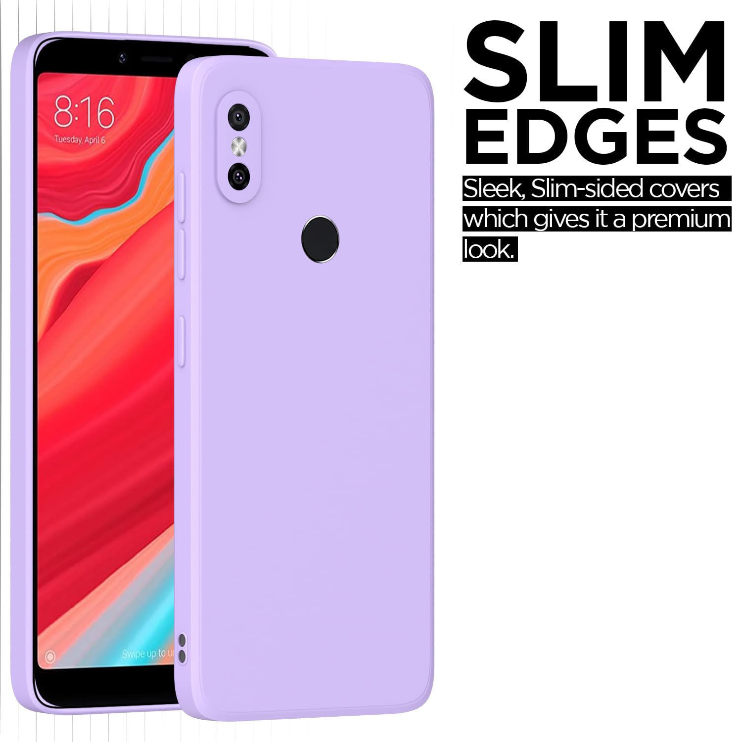 Redmi Y2 back cover in purple by Pikkme – photo 6