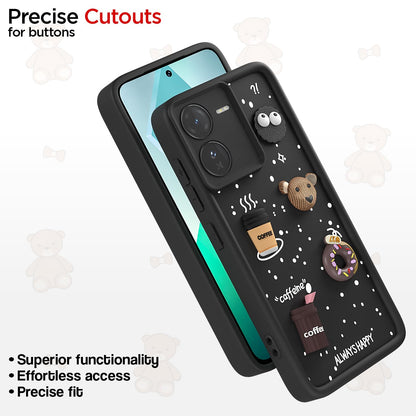 iQOO Z9 5G/3D mobile back cover in black by Pikkme – photo 6