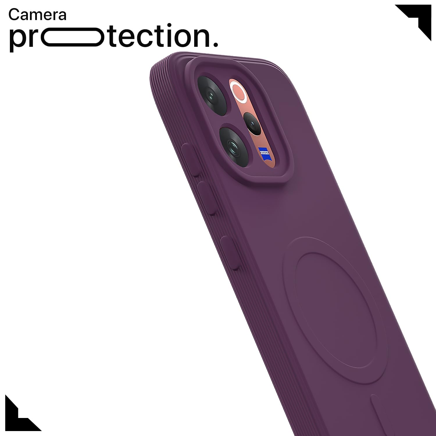 Purple MagSafe back cover for Vivo V70 5G – Pikkme – photo 5