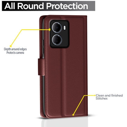 Pikkme Redmi 15A 5G brown flip cover – photo 4