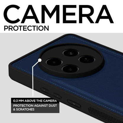 Pikkme Realme 13 Plus 5G / Realme P1 Speed 5G Leatherback Back Case | Blue