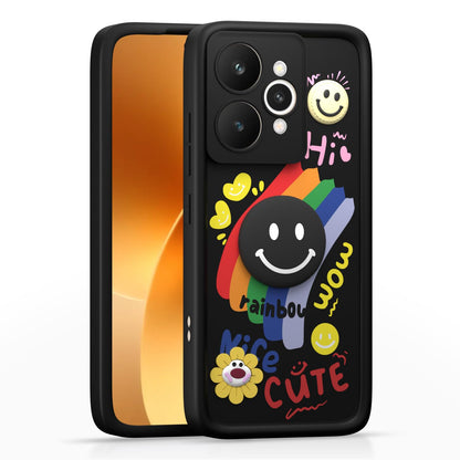 Black Soft Silicone mobile cover for Realme 15 Pro 5G – Pikkme