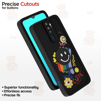 Oppo A5 2020/A9 2020 Soft Silicone mobile cover in black by Pikkme – photo 6