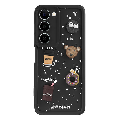 Realme P4 Lite/C83 5G Bear Coffee back cover in black by Pikkme – photo 7