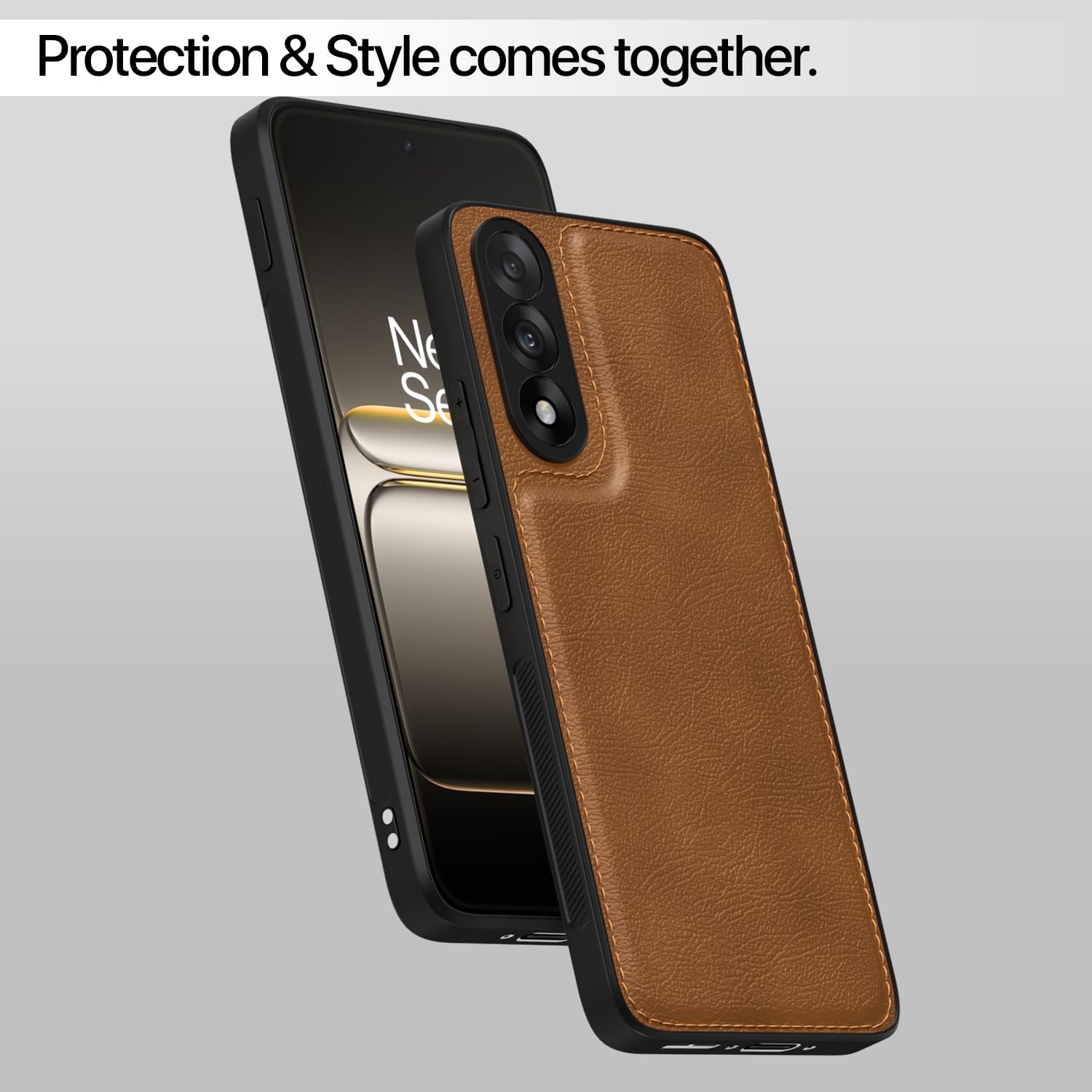 OnePlus Nord 5 5G back cover in brown by Pikkme – photo 7