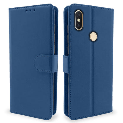 Pikkme blue Wallet mobile flip cover for Redmi Y2