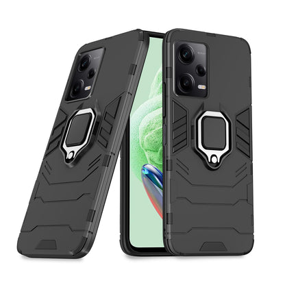 Pikkme black mobile back cover for Poco X5/Redmi Note 12 5G