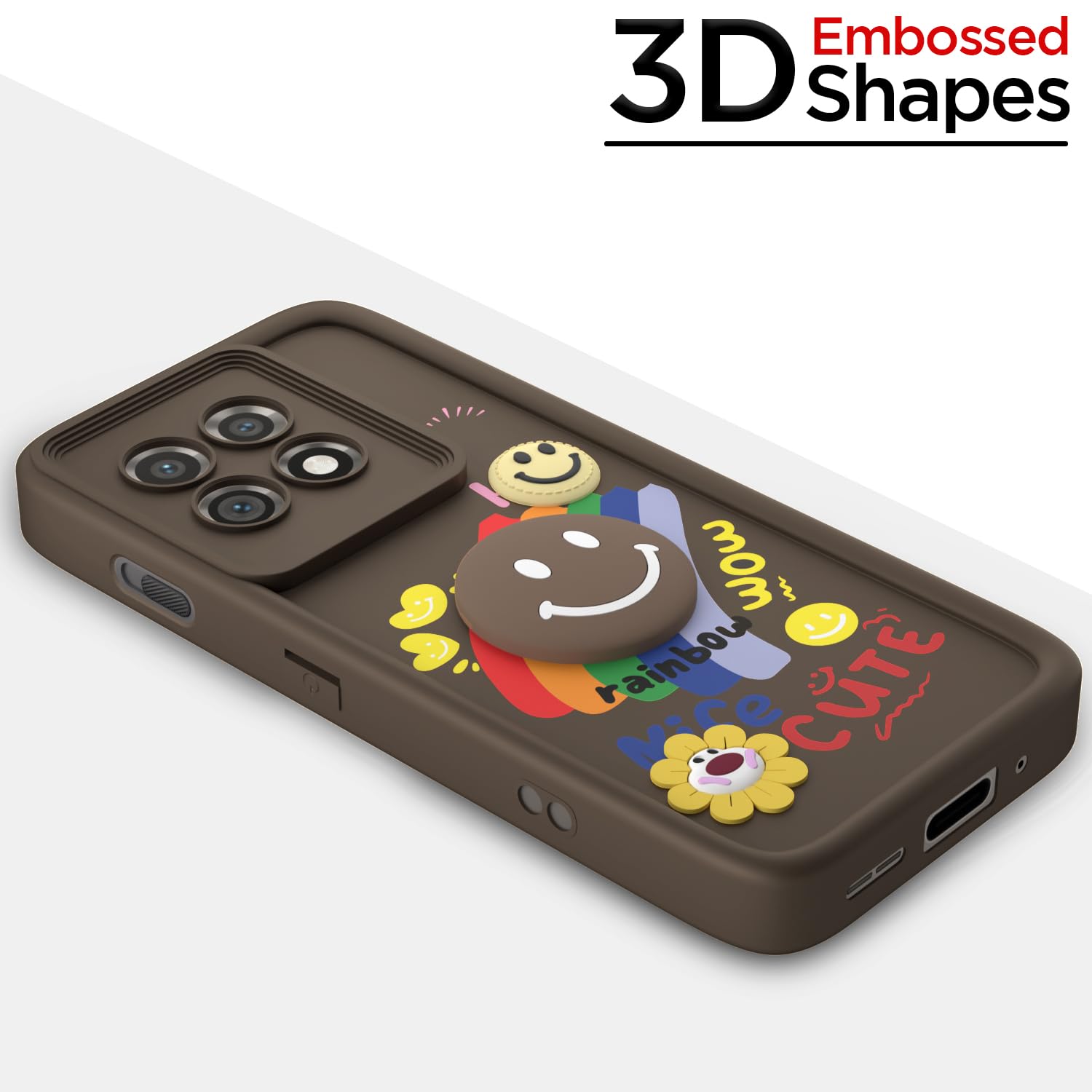 OnePlus 11 5G Soft Silicone mobile back cover in brown by Pikkme – photo 3
