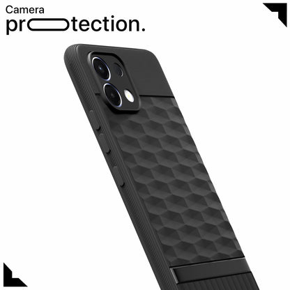 Pikkme Oppo K13 5G Shockproof Soft Flexible Gencase Back cover (Black)