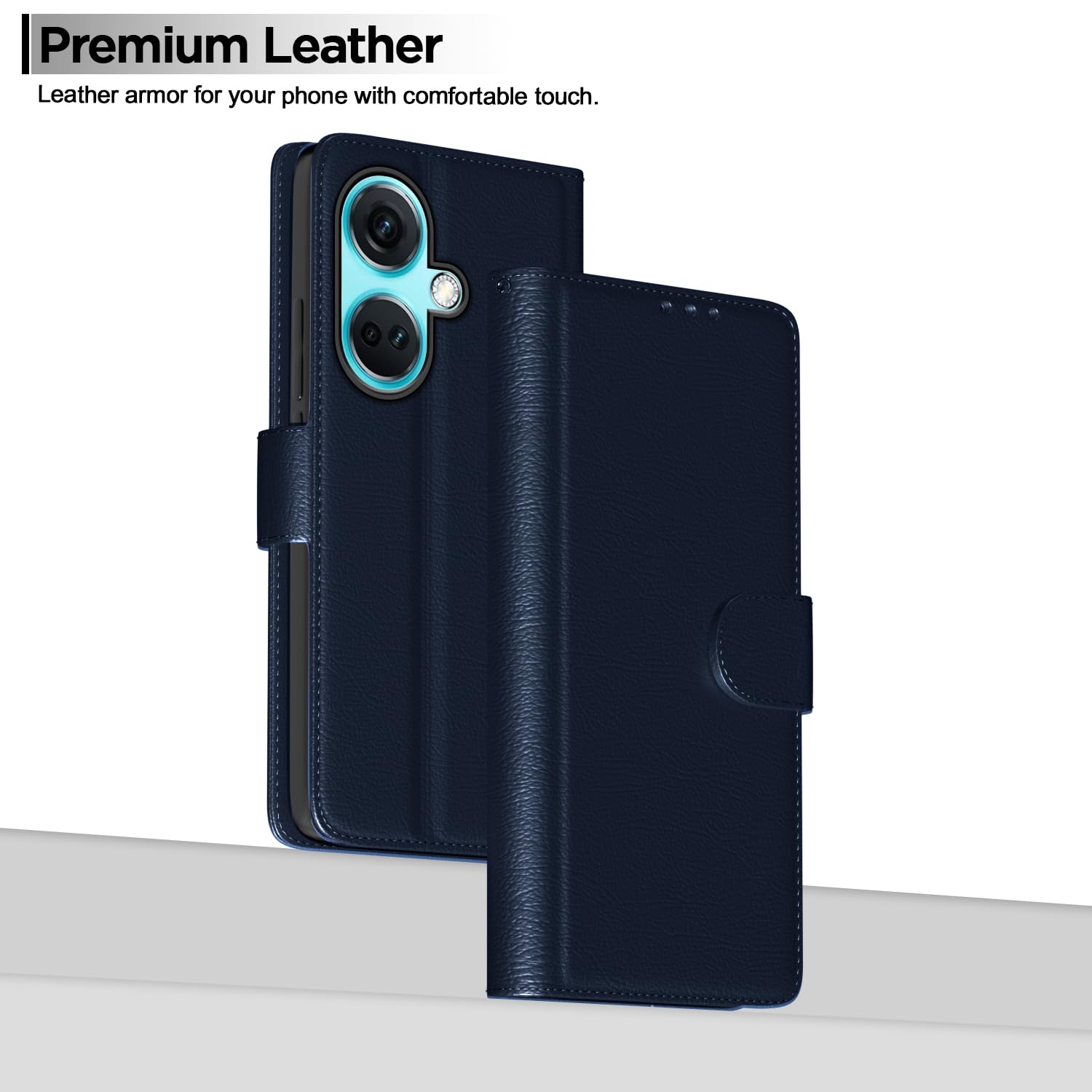 Pikkme OnePlus Nord CE 3 5G blue flip cover – photo 2
