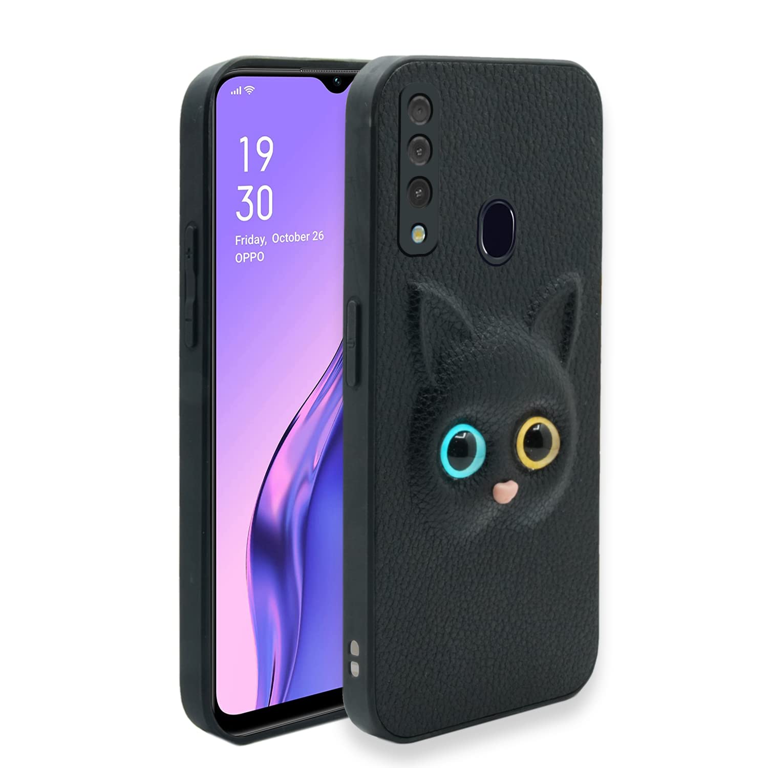 Black back cover for Oppo A31 – Pikkme