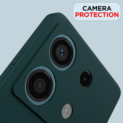 Pikkme Redmi Note 13 5G Matte green mobile back cover – photo 5