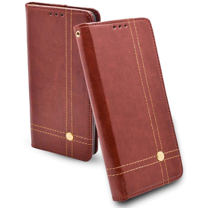 Samsung M11 flip case in brown by Pikkme – photo 5