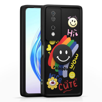 Pikkme black mobile cover for Honor X7B 5G
