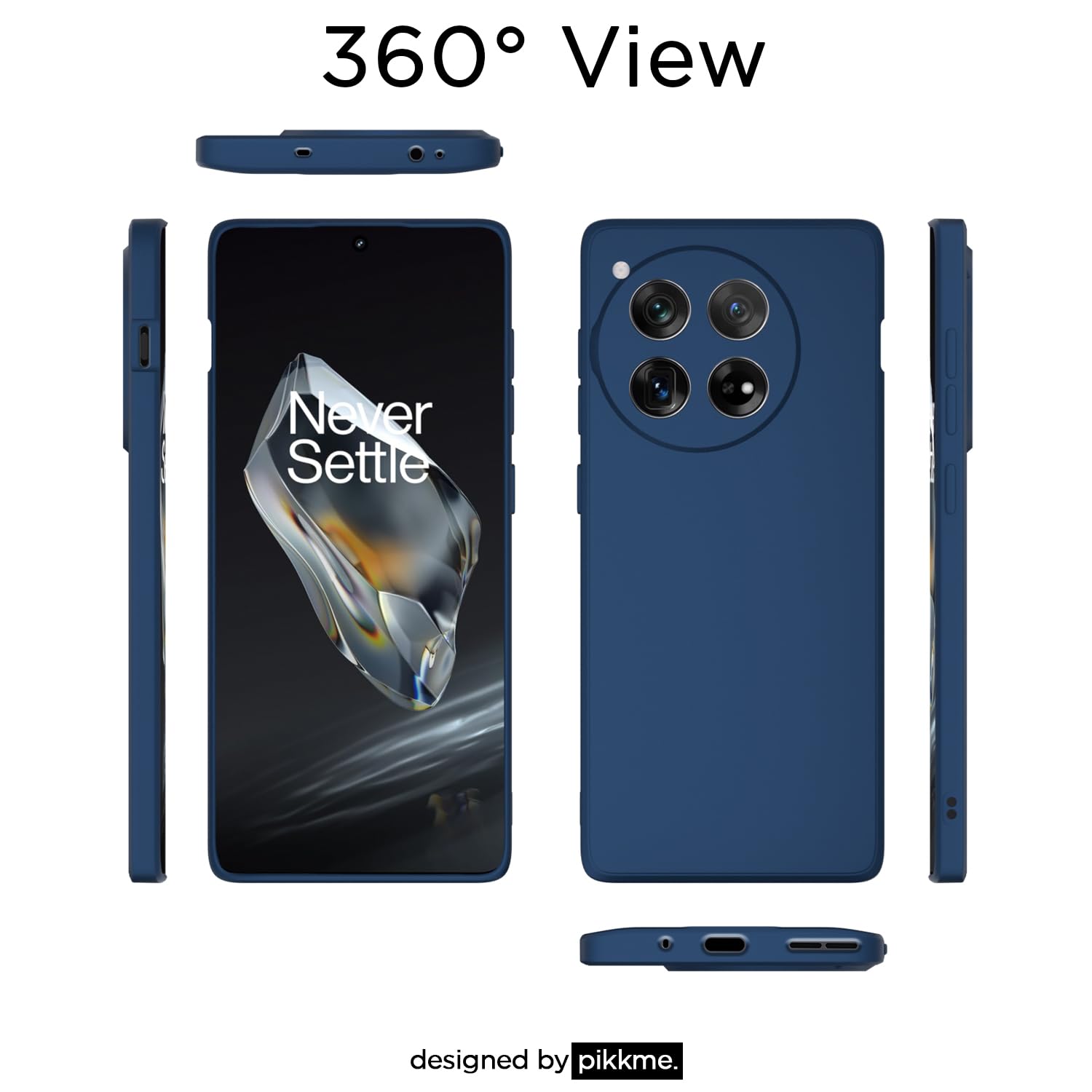 Pikkme blue mobile cover for OnePlus 12 5G – photo 3