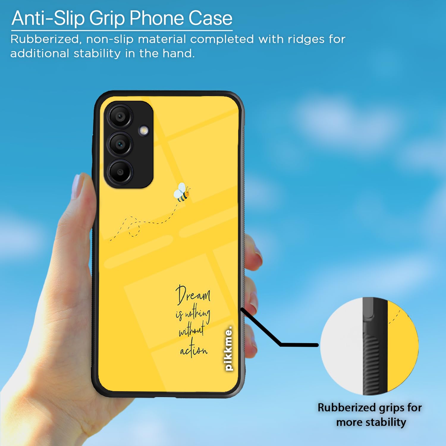 Samsung A15 5G Hybrid mobile back cover by Pikkme – photo 5