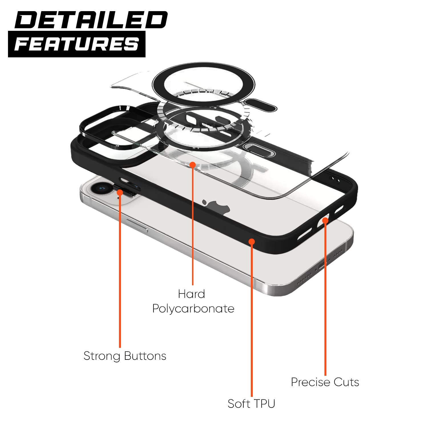 iPhone 14 Plus Carbon back cover by Pikkme – photo 3