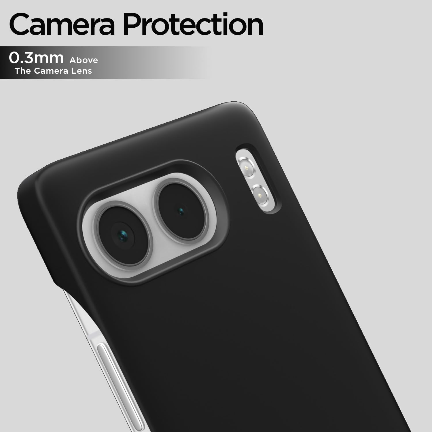 Pikkme  OnePlus Nord 4 5G SideCut Back Cover (Black)
