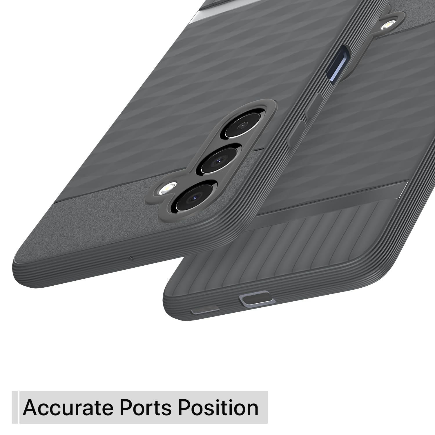 Pikkme Samsung Galaxy A16 5G  Gencase Back Cover (Grey)