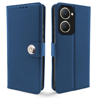 Pikkme Vivo Y03 4G Button Flip Cover (Blue)