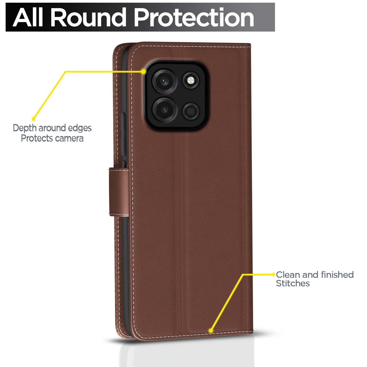 Tan Wallet mobile flip cover for OnePlus Nord 6 5G – Pikkme – photo 4
