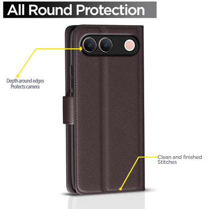 Coffee Wallet wallet flip cover for Vivo S2 5G – Pikkme – photo 4