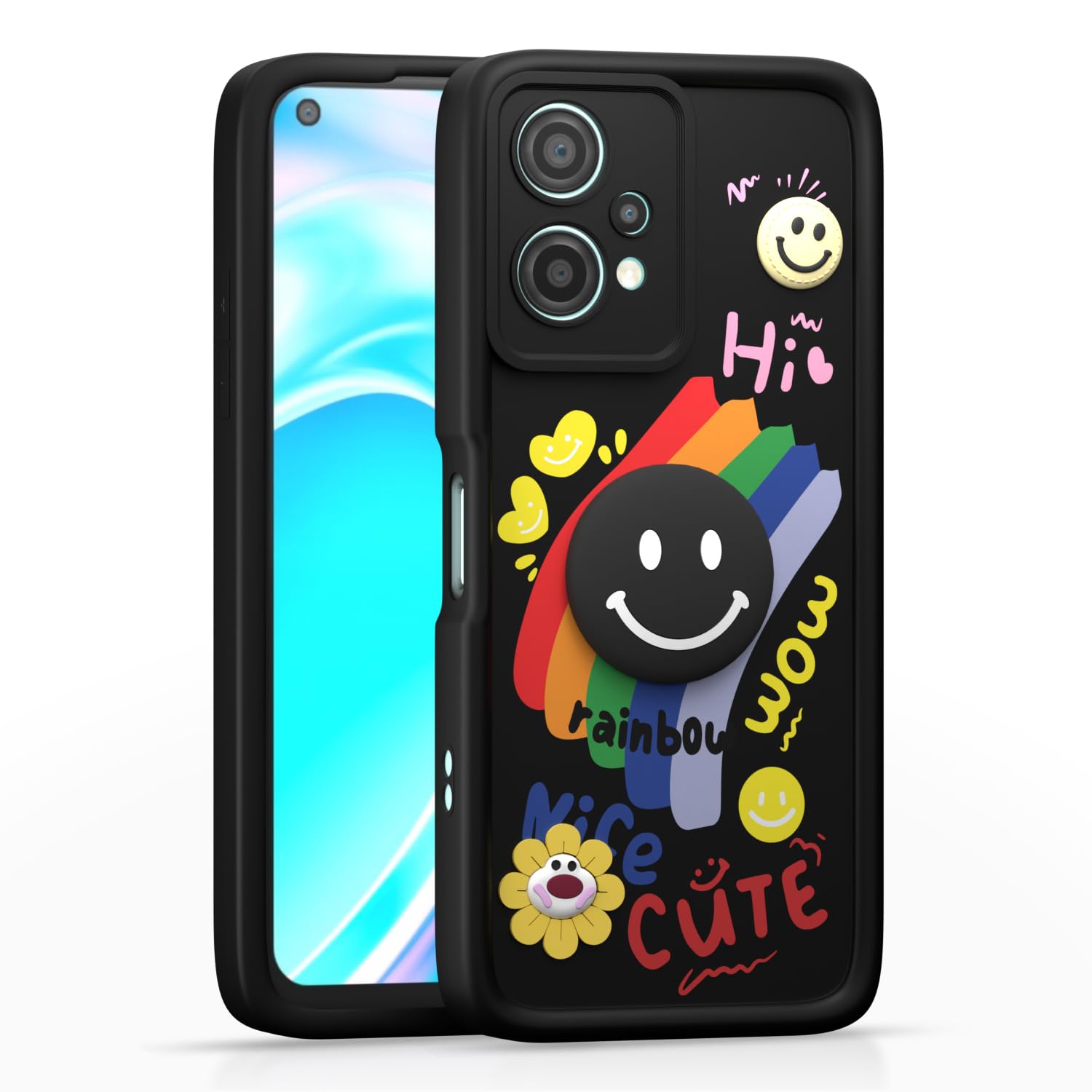 OnePlus Nord CE 2 Lite 5G Soft Silicone back cover in black by Pikkme