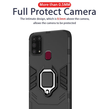 Pikkme Samsung Galaxy M31 / M31 Prime / F41 D5 Tough Armor Back Cover | Black