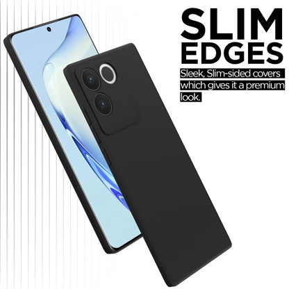iQOO Z7 Pro 5G Matte back cover in black by Pikkme – photo 3
