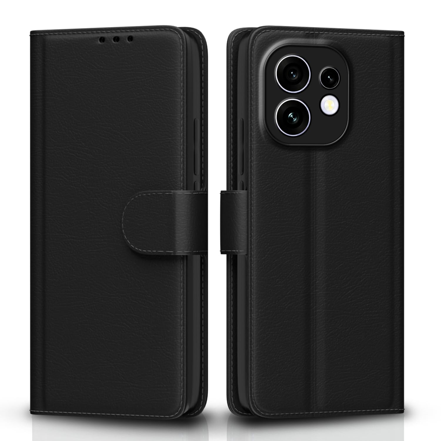 Black flip cover for Oppo Reno 16 5G – Pikkme