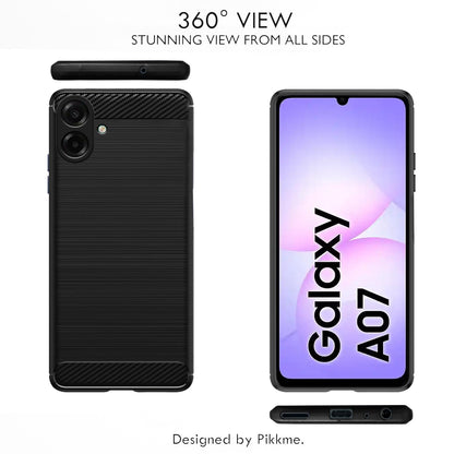 Samsung F70e 5G/M07/F07/A07/A07 5G mobile back cover in black by Pikkme – photo 3
