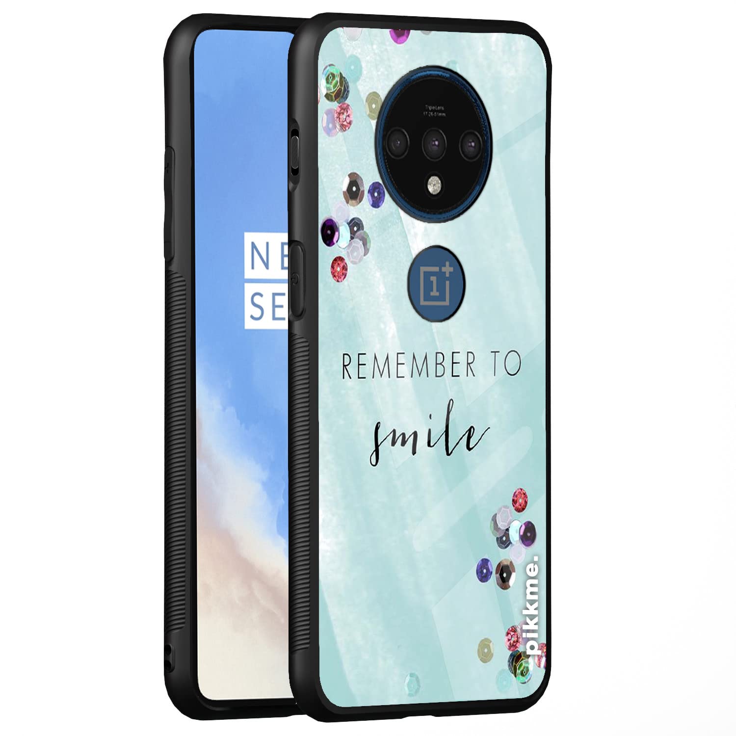 Pikkme OnePlus 7T Hybrid mobile back cover