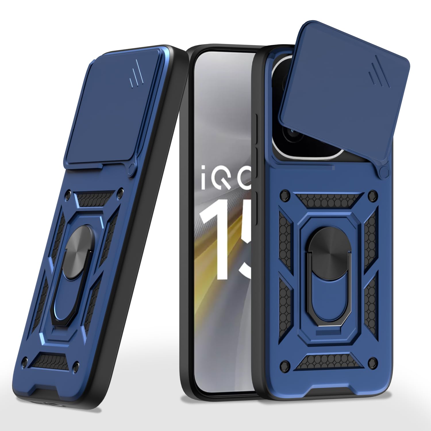 Pikkme blue mobile cover for iQOO 15 5G/360