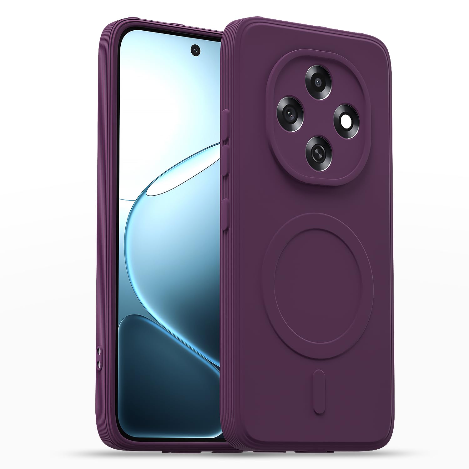 Pikkme purple mobile cover for Oppo F31 Pro 5G