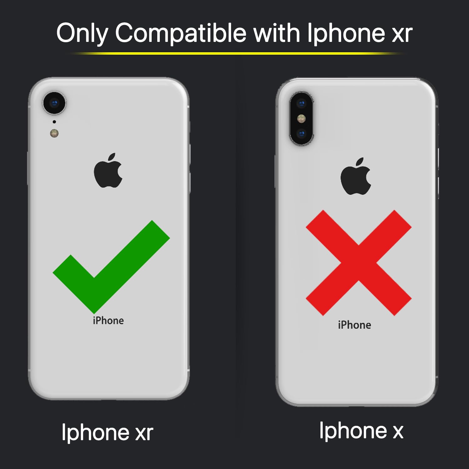 Pikkme iPhone XR Gold Electroplated Premium Leather Chrome Back Cover (Black)
