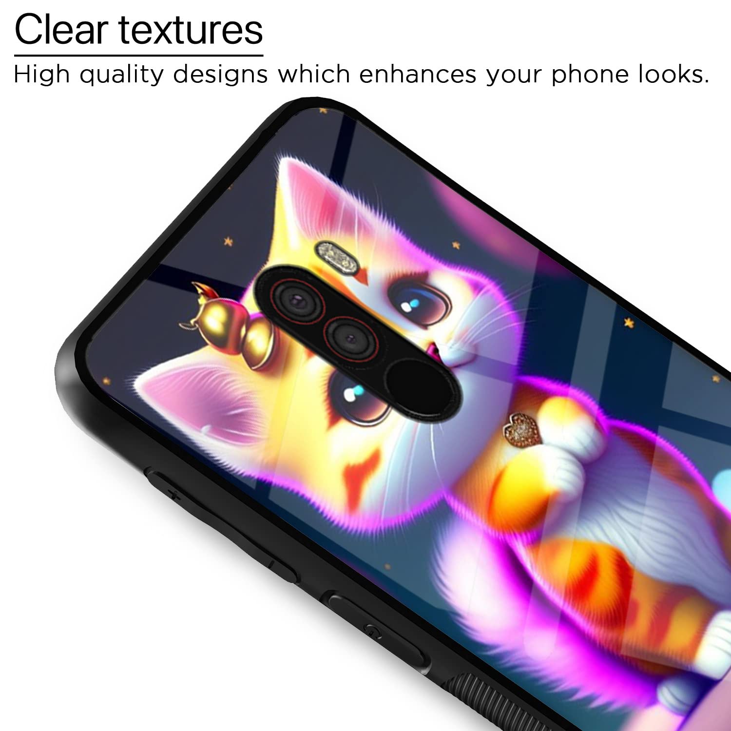 Pikkme Poco F1 Cat mobile back cover – photo 4