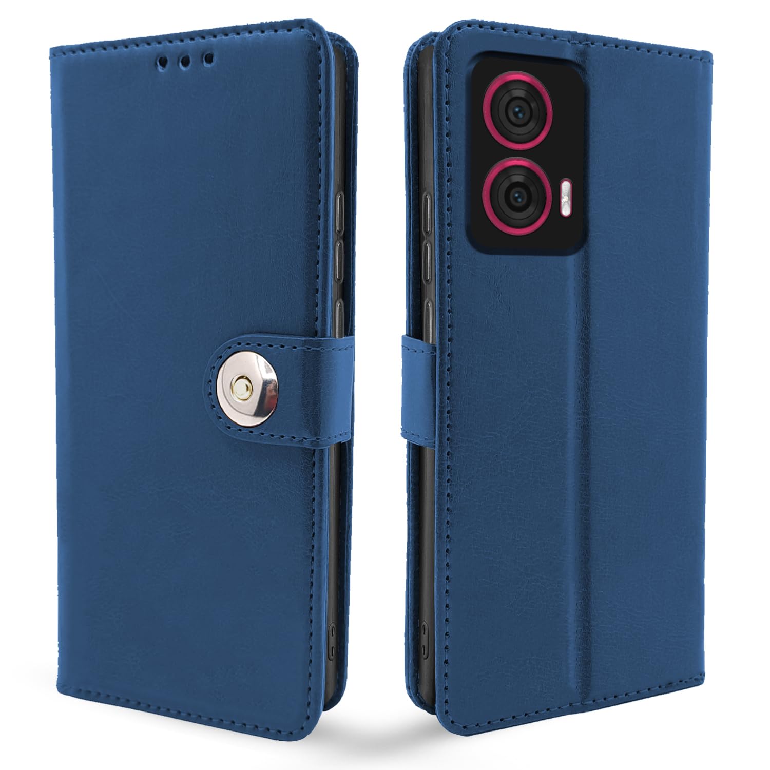 Blue flip cover for Moto Edge 50 Fusion/G96 5G – Pikkme