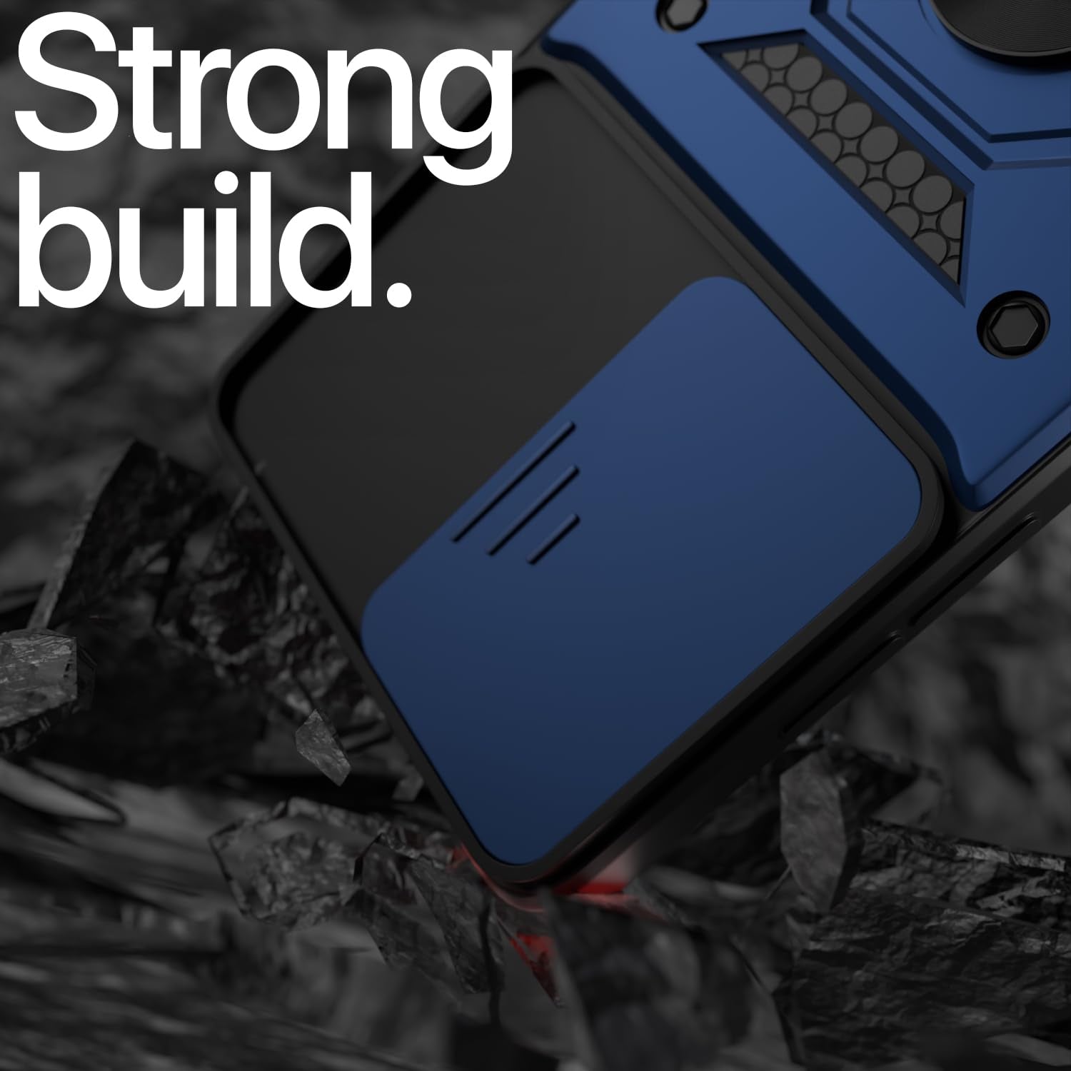 Oppo A6X 5G/360 D10 Camera Shield phone cover in blue by Pikkme – photo 6