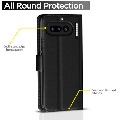 Pikkme Nothing Phone 4a 5G Wallet black wallet flip cover – photo 4