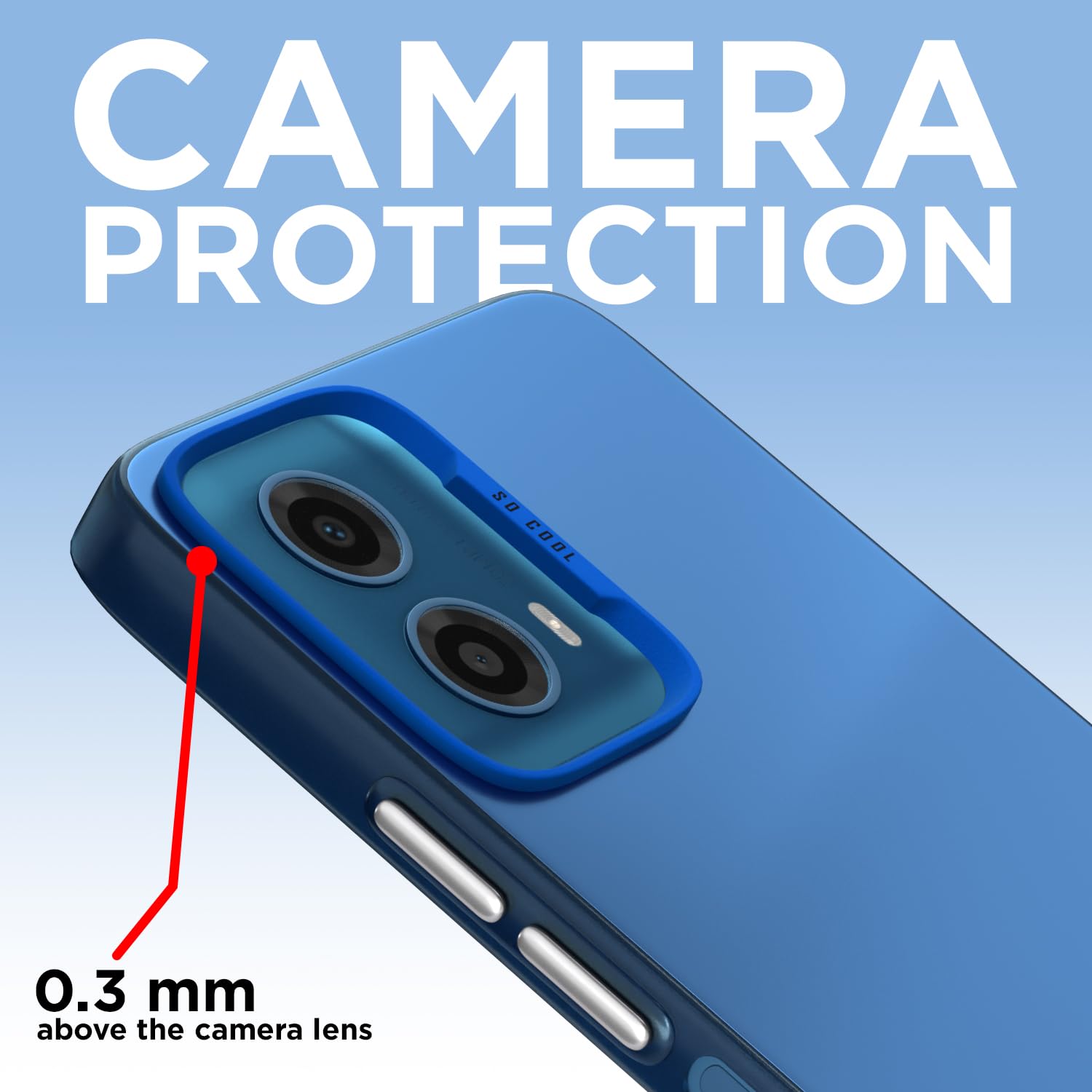 Blue phone cover for Moto G34/G45 5G – Pikkme – photo 6