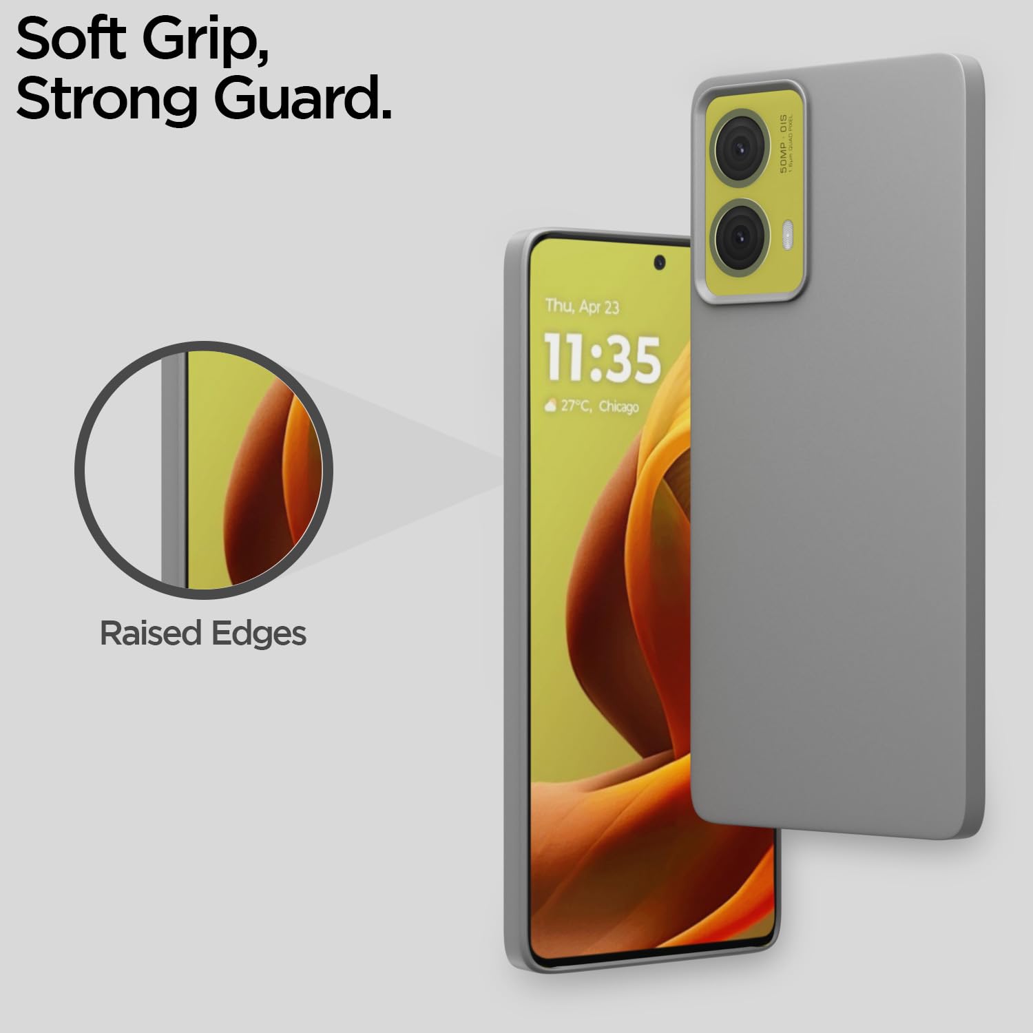 Pikkme Moto G85 5G grey back cover – photo 4