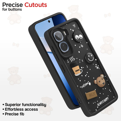 Vivo T5 Pro 5G/3D mobile cover in black by Pikkme – photo 6