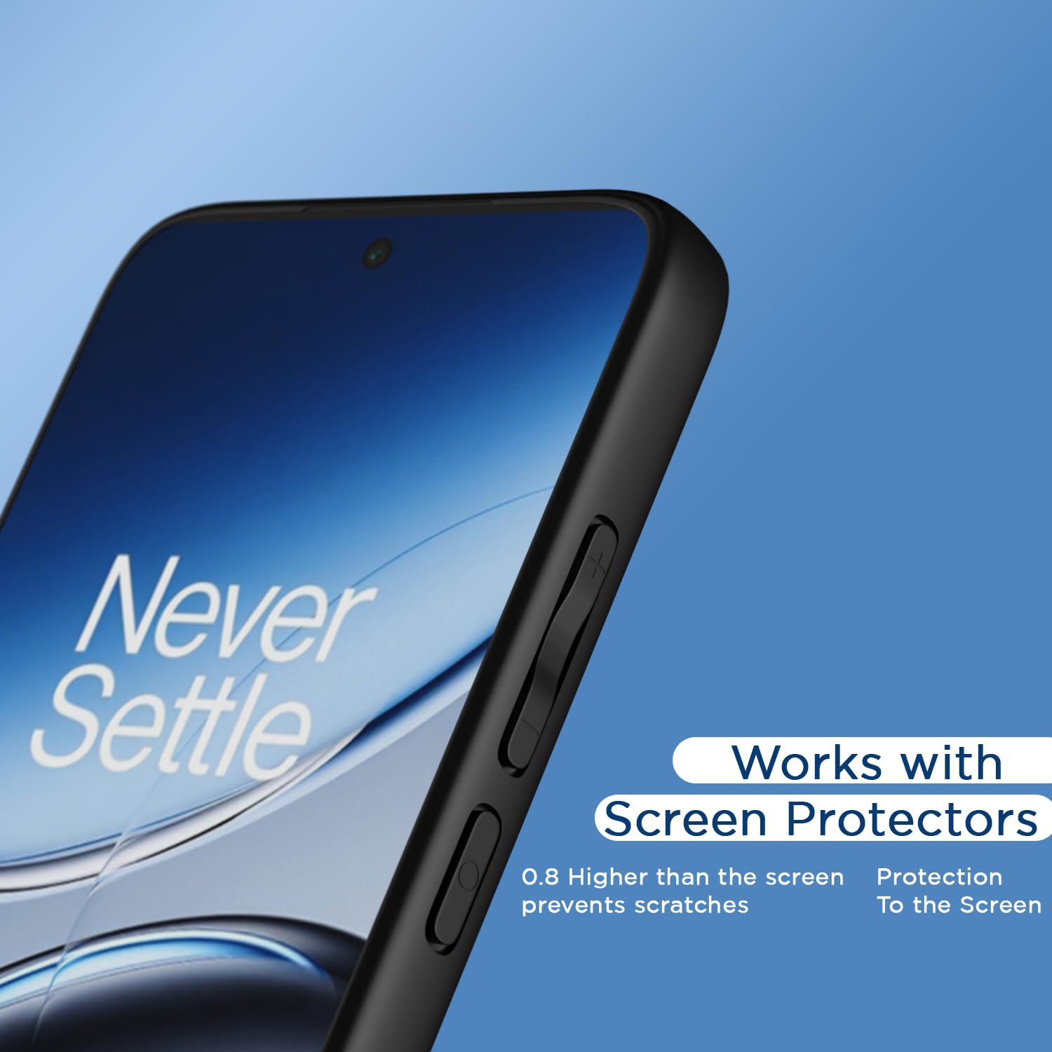OnePlus Nord 5 5G Hybrid back cover in black by Pikkme – photo 7