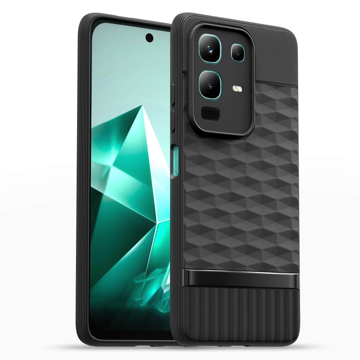 Pikkme Infinix Note 50x 5G Gencase Back cover  - Black