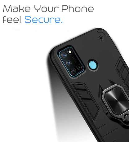 Pikkme black D5 Tough Armor mobile cover for Realme 7i, Realme C17 – photo 6